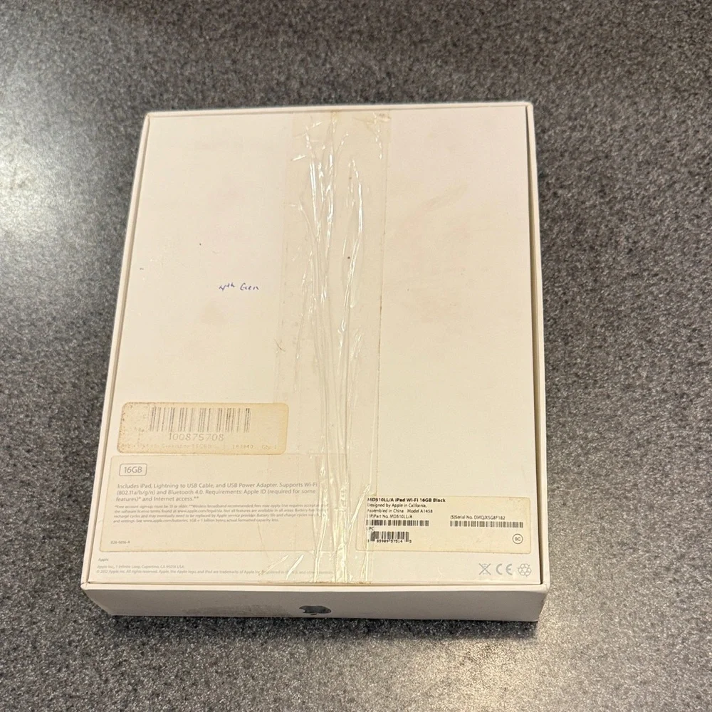 Apple Tablet with Silver Edge Box